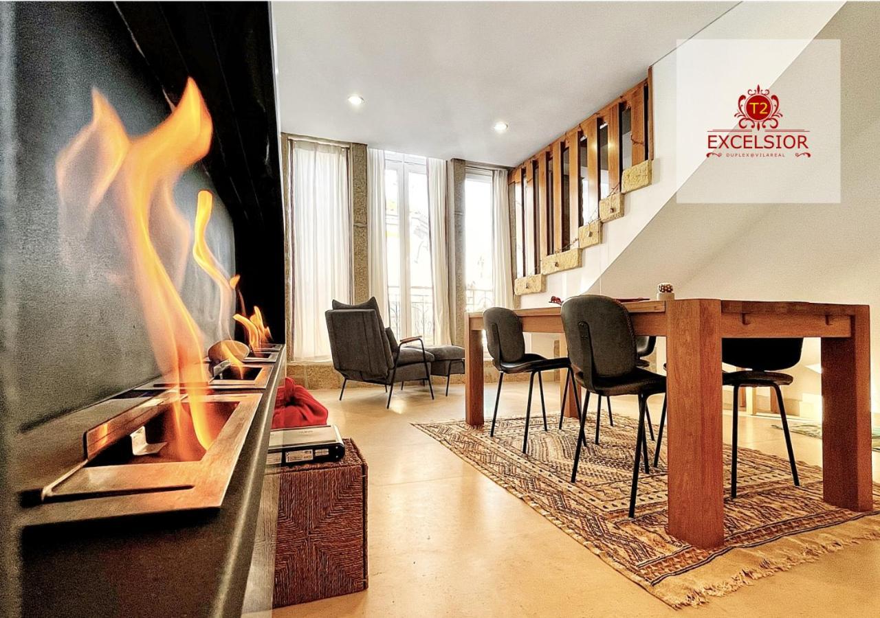T2 Duplex - Exclusivo No Centro Historico Apartman Vila Real Kültér fotó