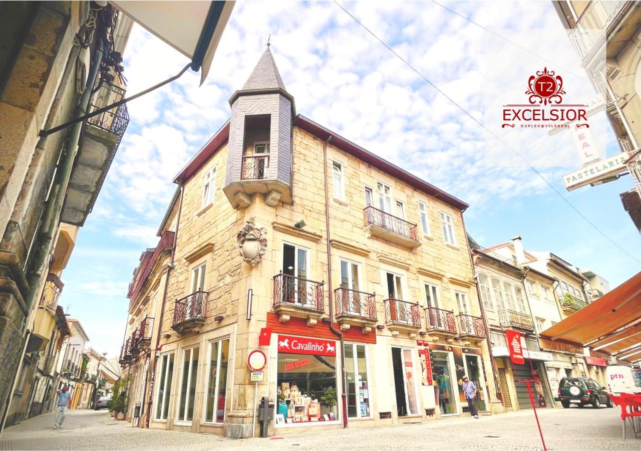 T2 Duplex - Exclusivo No Centro Historico Apartman Vila Real Kültér fotó