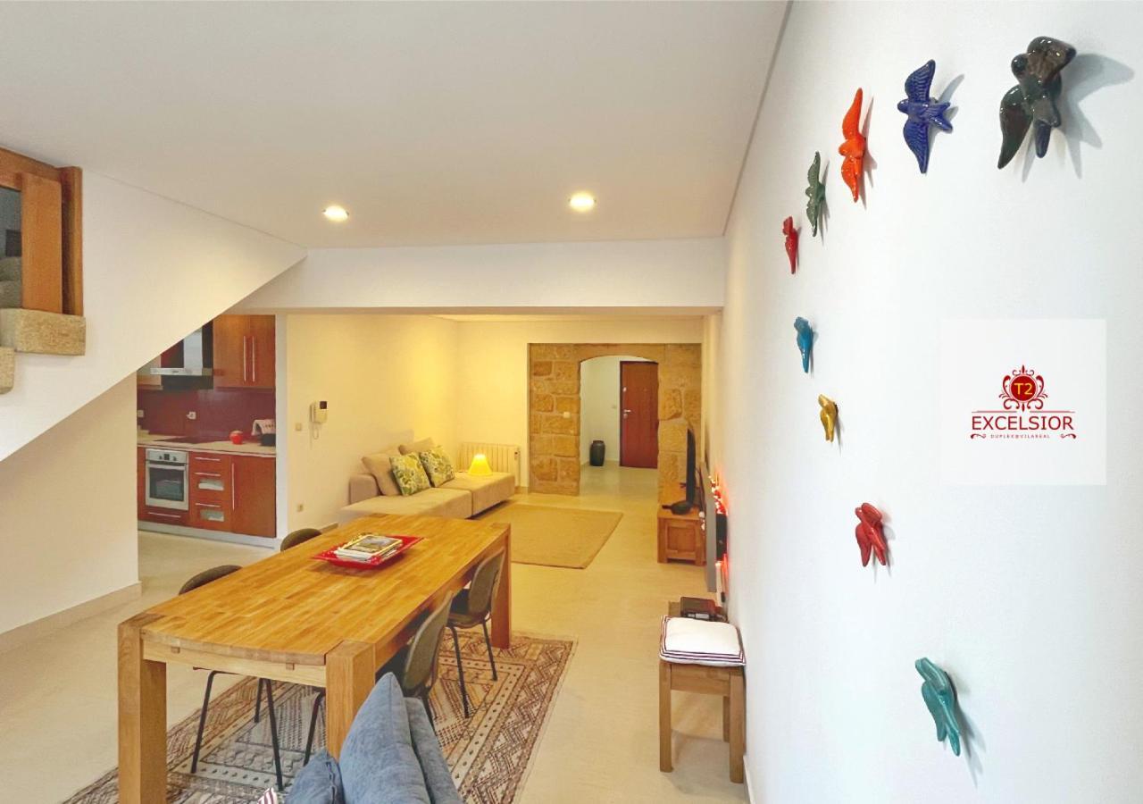 T2 Duplex - Exclusivo No Centro Historico Apartman Vila Real Kültér fotó